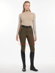 Vente en gros de couche de base équestre souple, respirante et légère, extensible et confortable pour l'équitation, pour femmes élégantes - Product Image 3