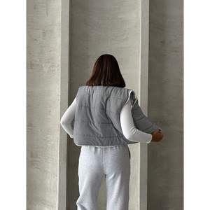 Chalecos Inflables Acolchados con Diseño de Cuadros Vichy para Mujer, Venta al Por Mayor - Product Image 1