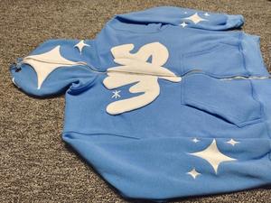 Sudadera con Capucha y Cremallera Completa para Hombre, Logotipo, 320 g/m², Felpa Francesa, Estilo Holgado, Impresión Puff, Pedido Mínimo Bajo - Product Image 5