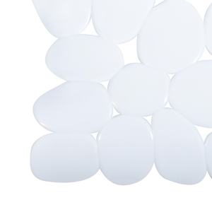 Tappetino Doccia in PVC con Pietre 53X53CM Bianco - Product Image 3