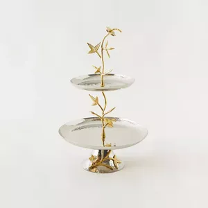 Soporte de pastel de metal resistente a la oxidación Almacenamiento compacto y resistente a la intemperie Hecho a mano por Zahid Exports - Product Image 4