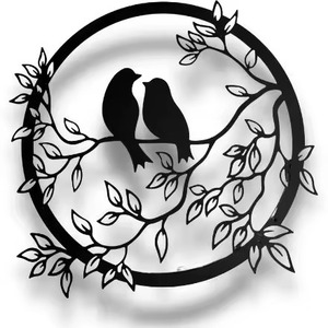 งานศิลปะผนังโลหะที่มีดีไซน์ศิลปะระดับพรีเมียมเพื่อเพิ่มความสวยงามของพื้นที่นั่งเล่นที่ทันสมัย - Product Image 6