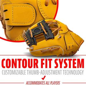 ถุงมือเบสบอล/ตีเบสบอล รุ่น 04 ดีไซน์ใหม่ คุณภาพสูง สำหรับมืออาชีพ ผลิตตามสั่ง หนัง PU 100% ปี 2023 - Product Image 3