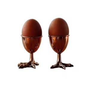 Tendance Design Moderne Forme De Poule En Métal Noir Couleur Nouveau Porte-Oeuf Stand De Qualité Supérieure À La Main Empilable Porte-Oeuf - Product Image 6