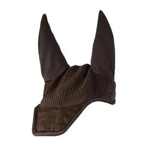 Voile anti-mouches pour cheval, filet d'oreille, bonnet en maille, logo et couleur personnalisés, léger, protection extérieure, prix de gros - Product Image 4