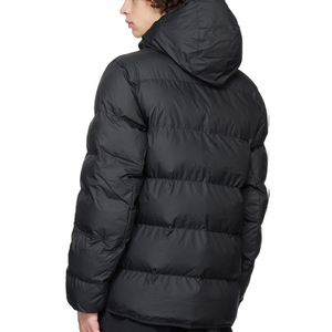 Veste matelassée élégante pour homme avec logo personnalisé, col montant, coupe-vent, respirante, en toile, fermeture éclair, tricotée, grande taille, pour l'hiver - Product Image 5