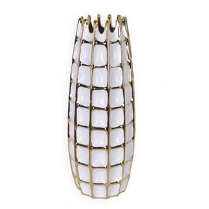 Vase à fleurs en métal imitation antique, design moderne, vaisselle, décoration d'intérieur, personnalisable, haute qualité, fait main - Product Image 3