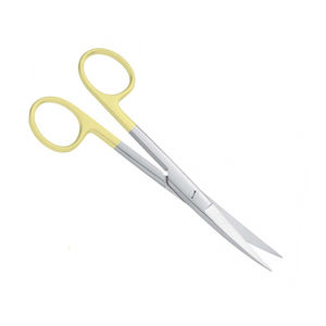 Tijera quirúrgica de alta calidad, borde romo TC, medio oro, tijeras de vendaje operativas, tijera de corte de puntada de acero inoxidable - Product Image 4