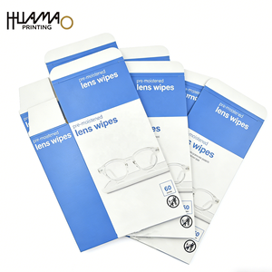 Boîte en papier recyclable personnalisée OEM pour lingettes jetables pour lentilles, boîte d'emballage pour lingettes nettoyantes pour lunettes - Product Image 3