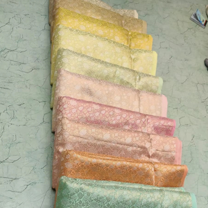 Tela brocada Jacquard de lujo Premium bordada no tejida para sastrería Kurta Lehenga sofá cojines textiles decorativos niñas - Product Image 3