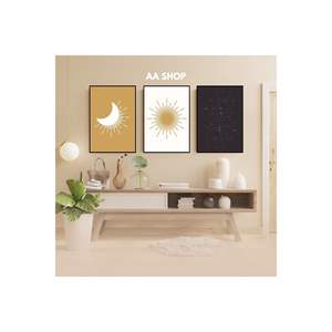 <b>Set</b> <b>of</b> <b>3</b> MDF Table with Colorful Quality Printing Frame 96 Inches Framed <b>Wall</b> <b>Arts</b> - Product Image 1