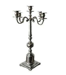 Candelabros de Metal antiguo Vintage, soporte para velas para decoración de mesa de Navidad y ocasiones especiales - Product Image 2