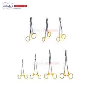 Crile Wood DeBakey Foster Gillies Olsen Hegar Porte-aiguilles Instruments de suture chirurgicaux manuels en tailles 11cm 15cm 16cm 20cm - Product Image 3