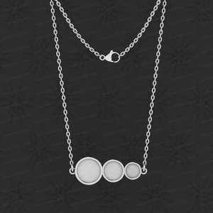 Composants de bijoux de haute qualité en argent sterling 925 plaqué or 22 carats, sertis clos de 8 mm et 10 mm, pour pendentifs semi-montés - Product Image 5