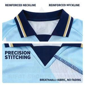Camisetas de Fútbol Personalizadas para Adultos, Servicio OEM, Diseño Corto Transpirable de Secado Rápido para Verano, Diseña Tu Logotipo, Número, Color, Impresión Digital - Product Image 5