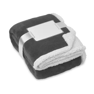 ZERMATT Custom <b>Sherpa</b> <b>Fleece</b> Blanket Premium Coral <b>Fleece</b> Merchandise - Product Image 4