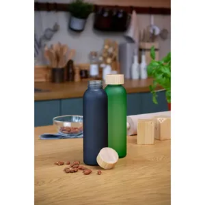 Botella de Agua Ecológica de Vidrio y Bambú Cloody, Accesorios Verdes para Bebidas - Product Image 5