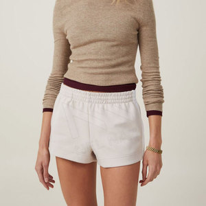 Shorts de sport décontractés pour femmes, 100 % coton, respirants, à séchage rapide, écologiques, nouvelle mode, vente en gros sur mesure - Product Image 4