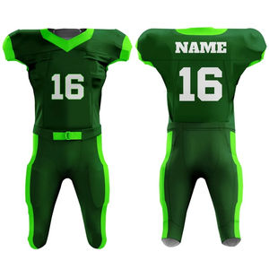 Uniformes de football américain avec logo personnalisé pour hommes, meilleure conception, uniforme de football unisexe en polyester 100% de haute qualité - Product Image 5