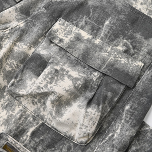 High Street Mujer Skinny Fit 100% Algodón Estilo casual XL Faded Washed Denim Cargo Jeans Bolsillos altos Pantalones vaqueros apilados de pierna ancha - Product Image 6