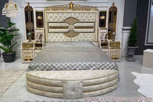 Muebles de Dormitorio Modernos de Madera de Teca Tallada a Mano, Acabado en Madera Natural, Muebles de Dormitorio Tallados a Mano con Aspecto Elegante - Product Image 5