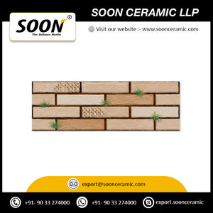 Baldosas de cerámica de alta durabilidad de 400x400mm con diseño de aspecto de madera Baldosa para el hogar disponible a un precio económico - Product Image 3