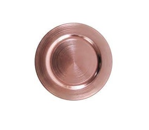 Nueva Placa de cargador de Metal de cobre martillado para decoración de bodas y eventos Nueva Placa de cargador de metal de cobre Placa de cargador de nuevo diseño - Product Image 6