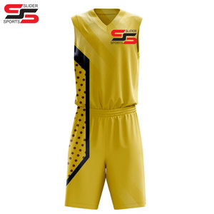 Conjunto de Uniforme de Baloncesto Personalizable Unisex 100% Poliéster, Bordado 3D, Secado Rápido, Sin Mangas, para Entrenamiento de Adultos - Product Image 5