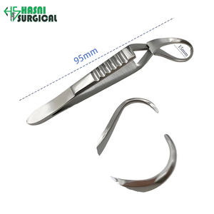 Pinzas de Acero Inoxidable para Toallas, Pinzas de Microscopía, Toalla de Tela de 6 cm, Instrumentos Oftálmicos, Aprobado por CE e ISO - Product Image 4