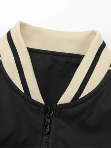 New Best Quality Custom Made Adult and Youth <b>Baseball</b> Letterman Chicago Canvas Varsity Jacket with Front Logo for Men Winter - Product Image 2