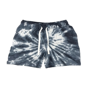 Short de plage Cool Look pour homme avec motifs Tie-Dye vibrants et ceinture élastique confortable - Product Image 1