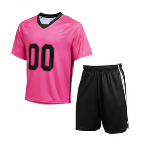 Ensemble d'uniformes de lacrosse personnalisés OEM avec maillots et shorts sublimés, design sur mesure, nom et numéro personnalisés, en maille - Product Image 4