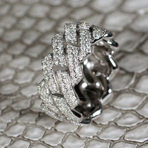 2025 bague en diamant en argent sterling 925 plaqué de luxe Vvs Moissanite bague en diamant pour hommes femmes - Product Image 2