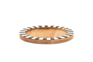 Bandeja de Servir Rectangular Horizontal de Madera Moderna Hecha a Mano para Aperitivos, Postres y Bocadillos |   Utensilios de Cocina Multifuncionales de Madera - Product Image 2