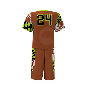 ชุดยูนิฟอร์มลาครอสพิมพ์ลายตามสั่ง ระบายอากาศได้ดี น้ำหนักเบา ชุดฝึกซ้อม รับผลิตโลโก้ OEM ขายส่งจำนวนมาก - Product Image 3