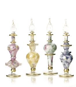 ขวดน้ำหอมแก้วฟาโรห์อียิปต์สุดหรู | ขวด attar ทาสีทอง24K | ขายส่งทำด้วยมือ - Product Image 4