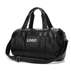 กระเป๋า Duffel ธรรมดาสีดํากระเป๋าถือสไตล์กีฬากระเป๋าอุปกรณ์เสริมร้อนขายกระเป๋าเดินทางพร้อมรองเท้า - Product Image 2