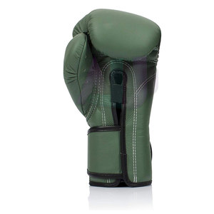 Customized Leather Boxing <b>Gloves</b> for Kick Boxing-Breathable <b>Moisture</b> Wicking Lightweight with Hook & Loop Closure - Product Image 6