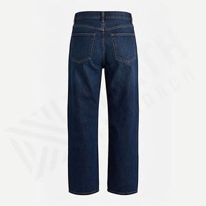 High Quality Custom <b>Men's</b> Print Logo Jeans Vintage Style <b>Baggy</b> Jeans Wash Pants <b>Trousers</b> Streetwear Fashion Customized Color - Product Image 2