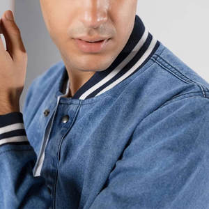 Oem Service <b>Denim</b> <b>Jacket</b> Hot Selling In High Quality 2025 Jean <b>Jacket</b> Street Casual <b>Denim</b> <b>Jacket</b> For Man - Product Image 5