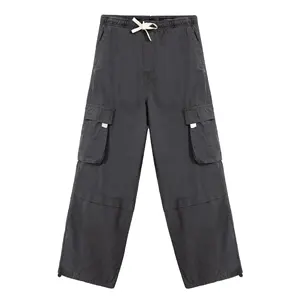 Nieuwe 2024 Custom Logo Casual Ballon Vorm Cargo Broek Mannen Casual Broek Harembroek Groothandel Korting Prijs Lage Moqs