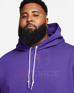 Sweat-shirt à capuche pour homme, épaules tombantes, polaire en polyester 400GSM, sweat-shirt personnalisé, fabrication OEM, marque privée, vêtements urbains - Product Image 3