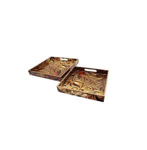 ถาดเสิร์ฟทำด้วยมือสไตล์ใหม่ล่าสุดทำด้วยมือทำจากไม้มะม่วง - Product Image 2