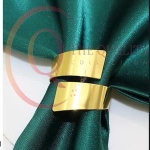 Anillos de Servilleta de Aluminio de Lujo para Mesa de Comedor, Vajilla Ecológica para Bodas y Restaurantes - Product Image 5