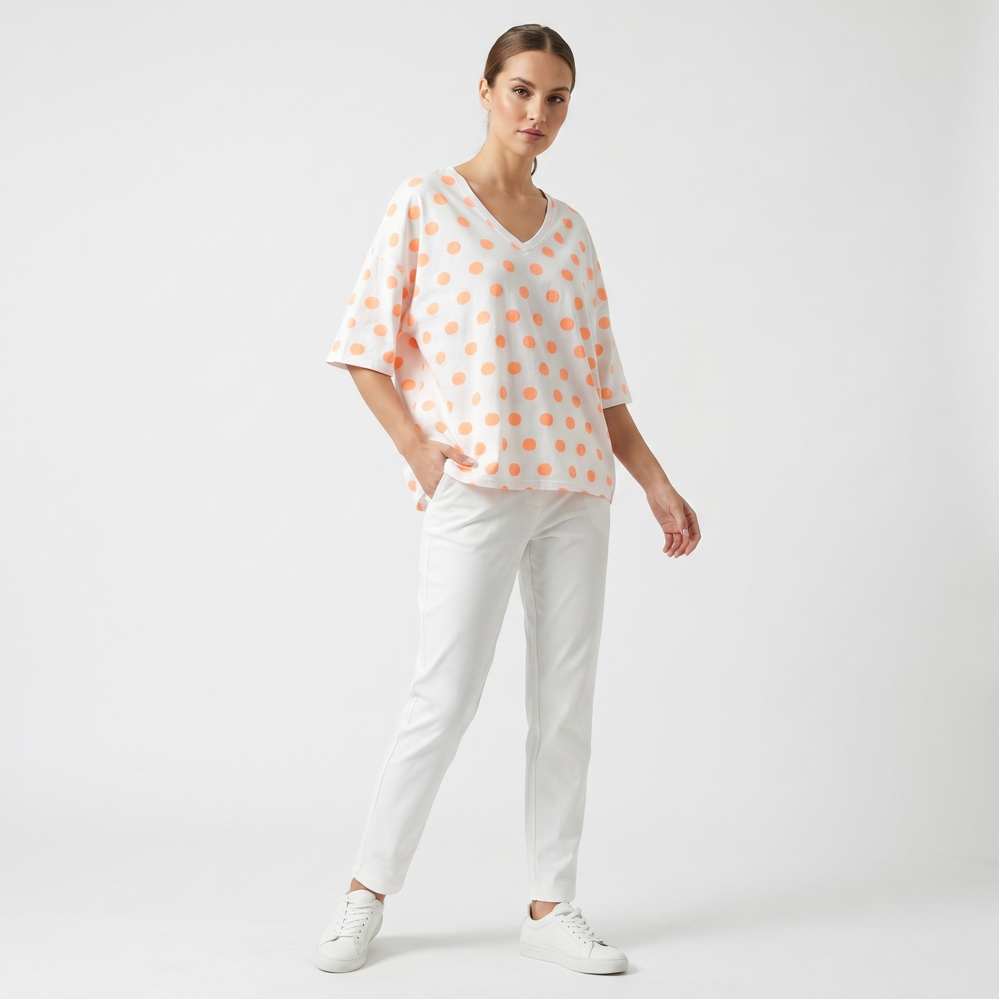 White/Orange