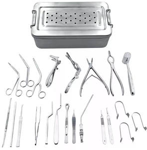 Ensemble d'instruments manuels en acier inoxydable de qualité supérieure pour l'ablation des tonsils et des adénoïdes, certifié CE ISO13485, usage hospitalier - Product Image 6