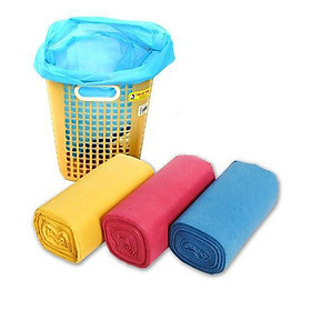 Taille personnalisée 55 gallons cuisine sac poubelle Portable C-Fold Coreless PE pliable poubelle doublure recyclable LDPE sac d'emballage ordures - Product Image 5