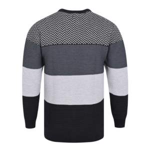 Unisex 9GG Cable Knit Sweater Warm Stylish Winter <b>Cardigan</b> Button Casual Print Pattern Multi-Colour Crew Front Embroidery - Product Image 2