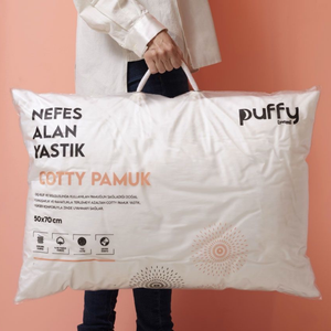 Custom PVC Pillow Bag with Snap-Lock Detachable Handle Clear <b>Plastic</b> Cushion Packaging Pouch with Optional <b>Pocket</b> - Product Image 2