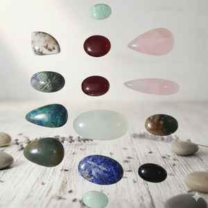 High Quality Natural <b>Healing</b> mix gemstone Half Oval Back 20% Off And Gift Natural Amethyst <b>Pink</b> Quartz Tiger Eye Wholesale - Product Image 1